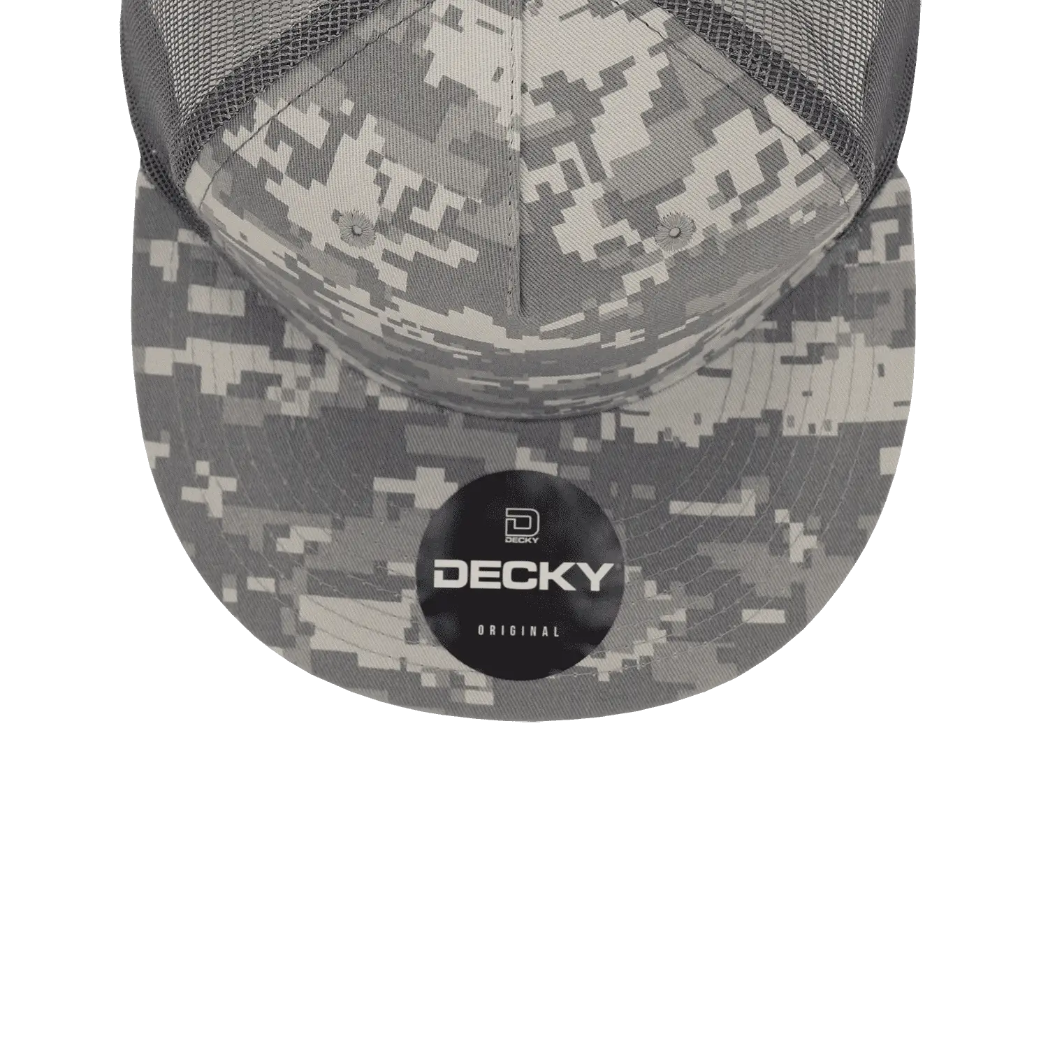 Decky 1040 Classic 5 Panel Cot. Trucker Cap - Army Digicam - Army Digicam / One Size Fits Most