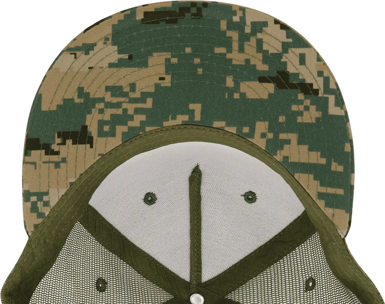 Decky 1040 Classic 5 Panel Cot. Trucker Cap - MCU Camo - MCU Camo / One Size Fits Most