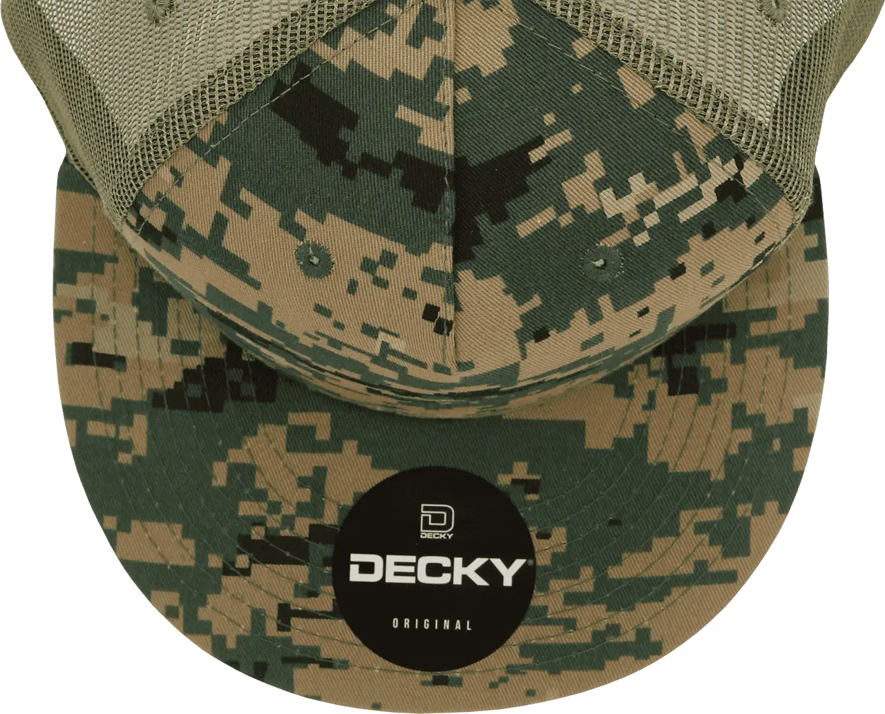 Decky 1040 Classic 5 Panel Cot. Trucker Cap - MCU Camo - MCU Camo / One Size Fits Most
