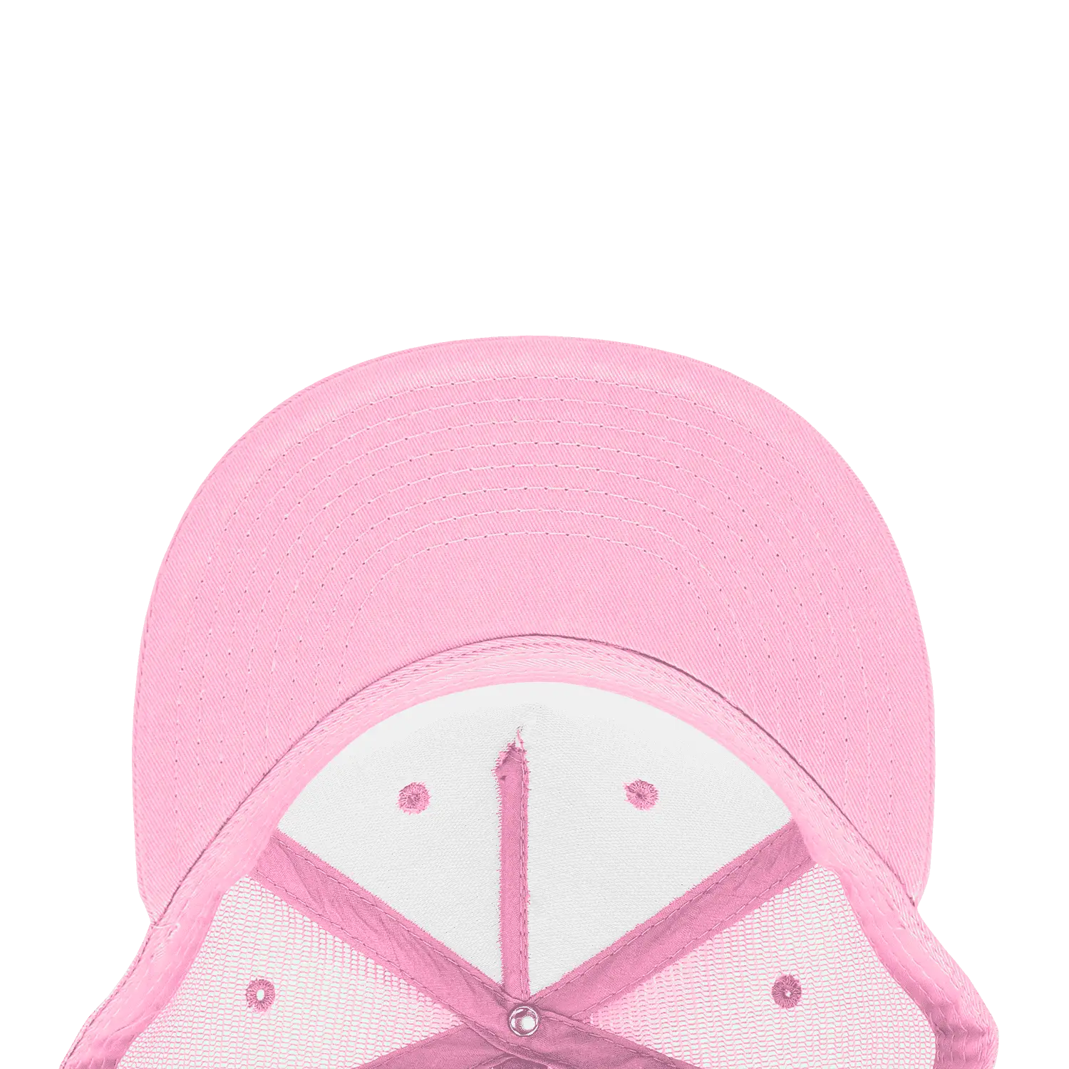 Decky 1040 Classic 5 Panel Cot. Trucker Cap - Pink - Pink / One Size Fits Most