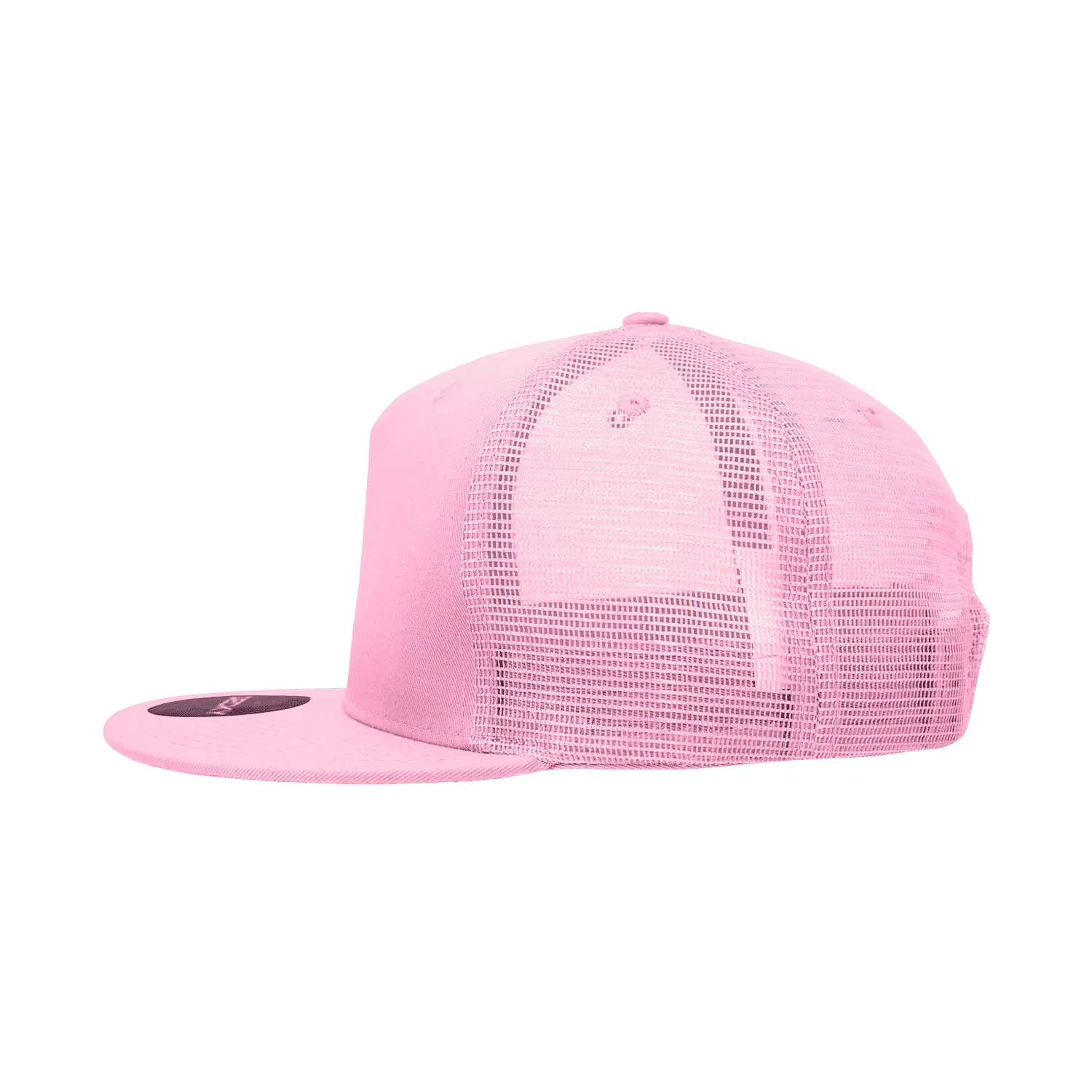 Decky 1040 Classic 5 Panel Cot. Trucker Cap - Pink - Pink / One Size Fits Most