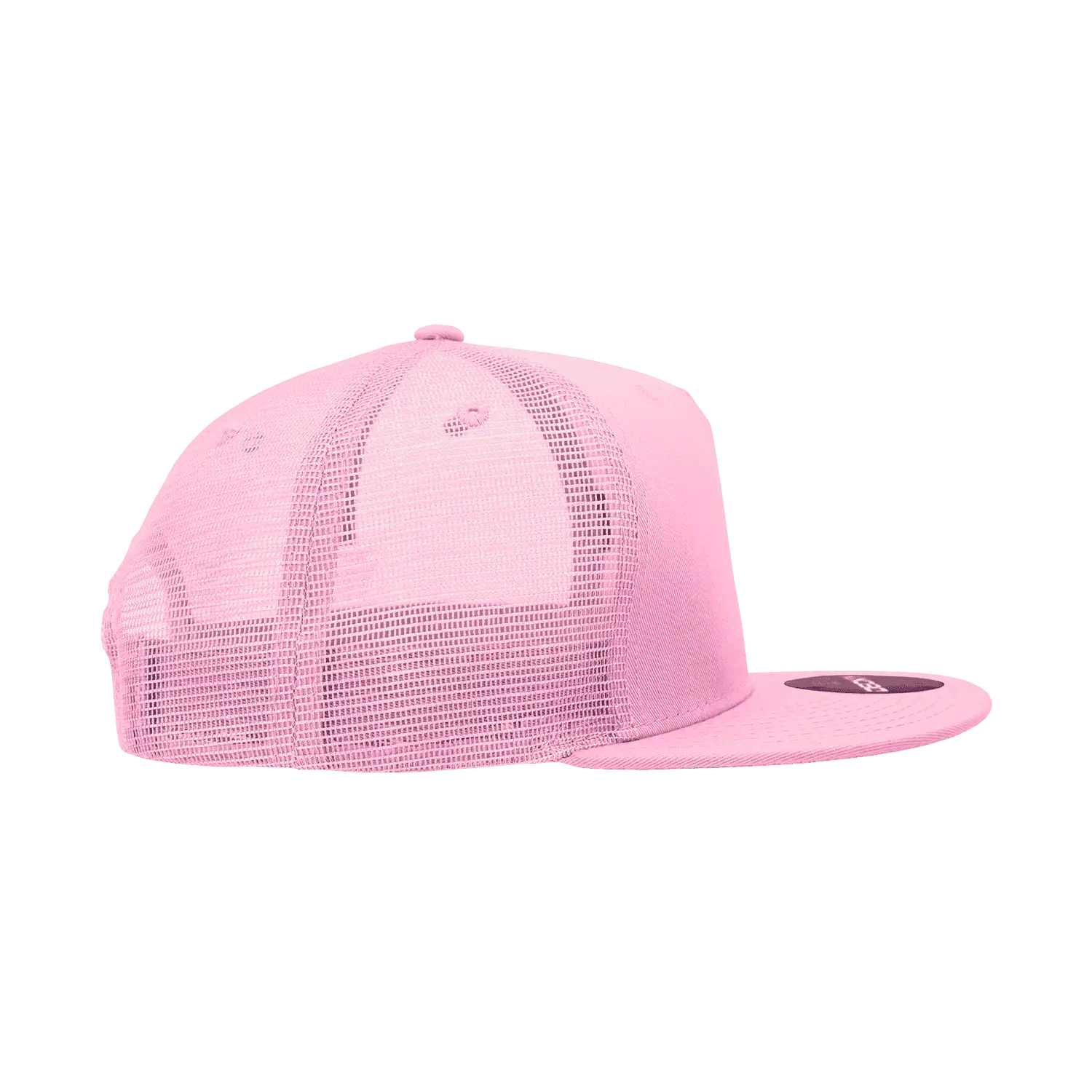 Decky 1040 Classic 5 Panel Cot. Trucker Cap - Pink - Pink / One Size Fits Most
