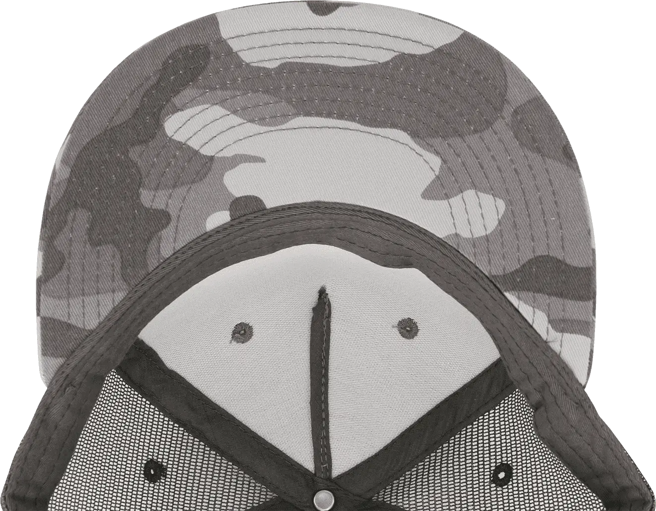 Decky 1040 Classic 5 Panel Cot. Trucker Cap - Urban Camo - Urban Camo / One Size Fits Most