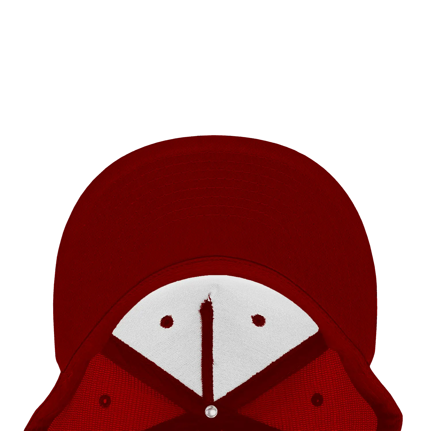 Decky 1040 Classic 5 Panel Trucker Cap White Cardinal White Cardinal / One Size Fits Most