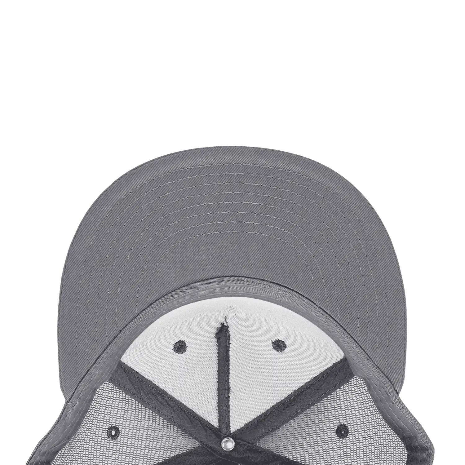 Decky 1040 Classic 5 Panel Trucker Cap - White Gray - White Gray / One Size Fits Most