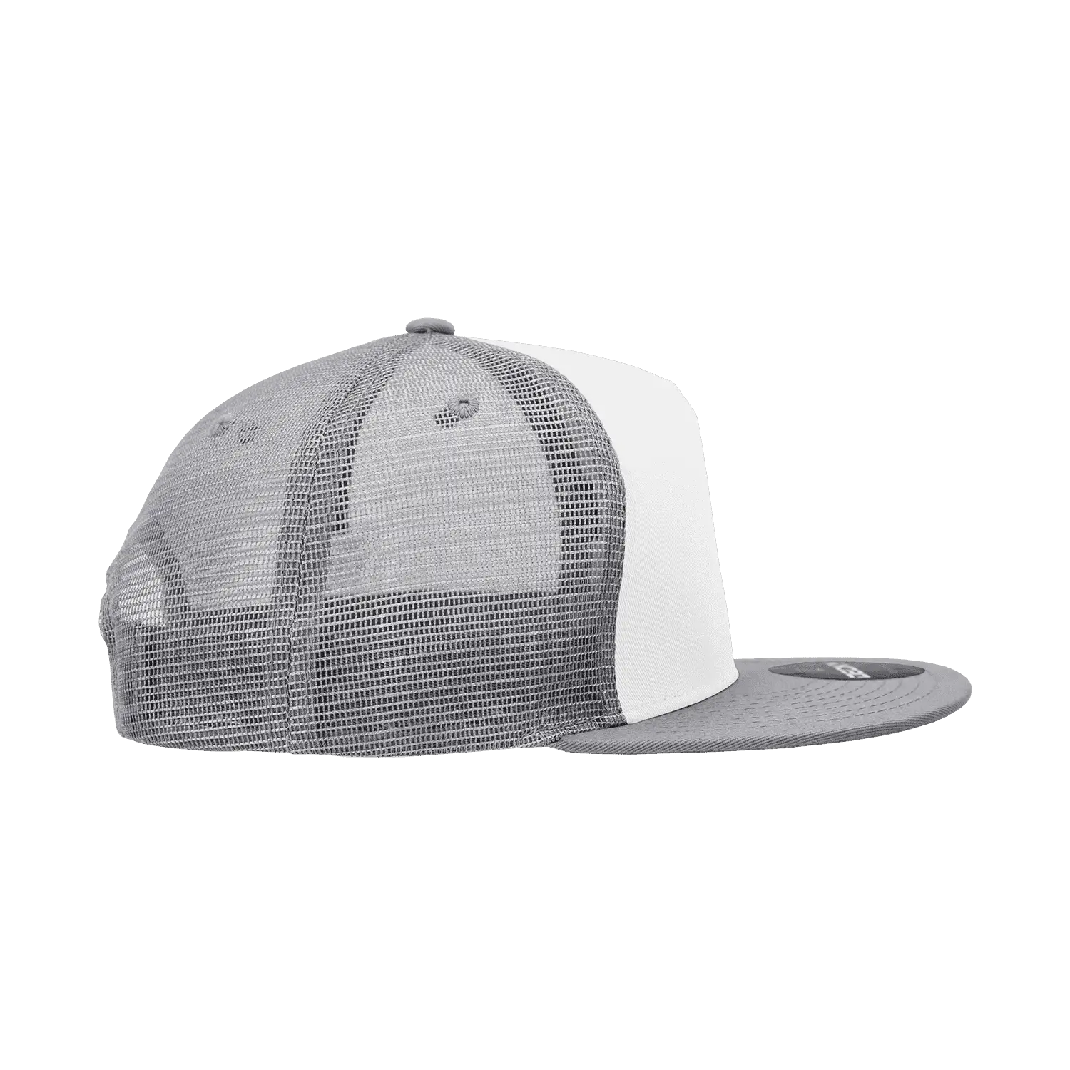 Decky 1040 Classic 5 Panel Trucker Cap - White Gray - White Gray / One Size Fits Most
