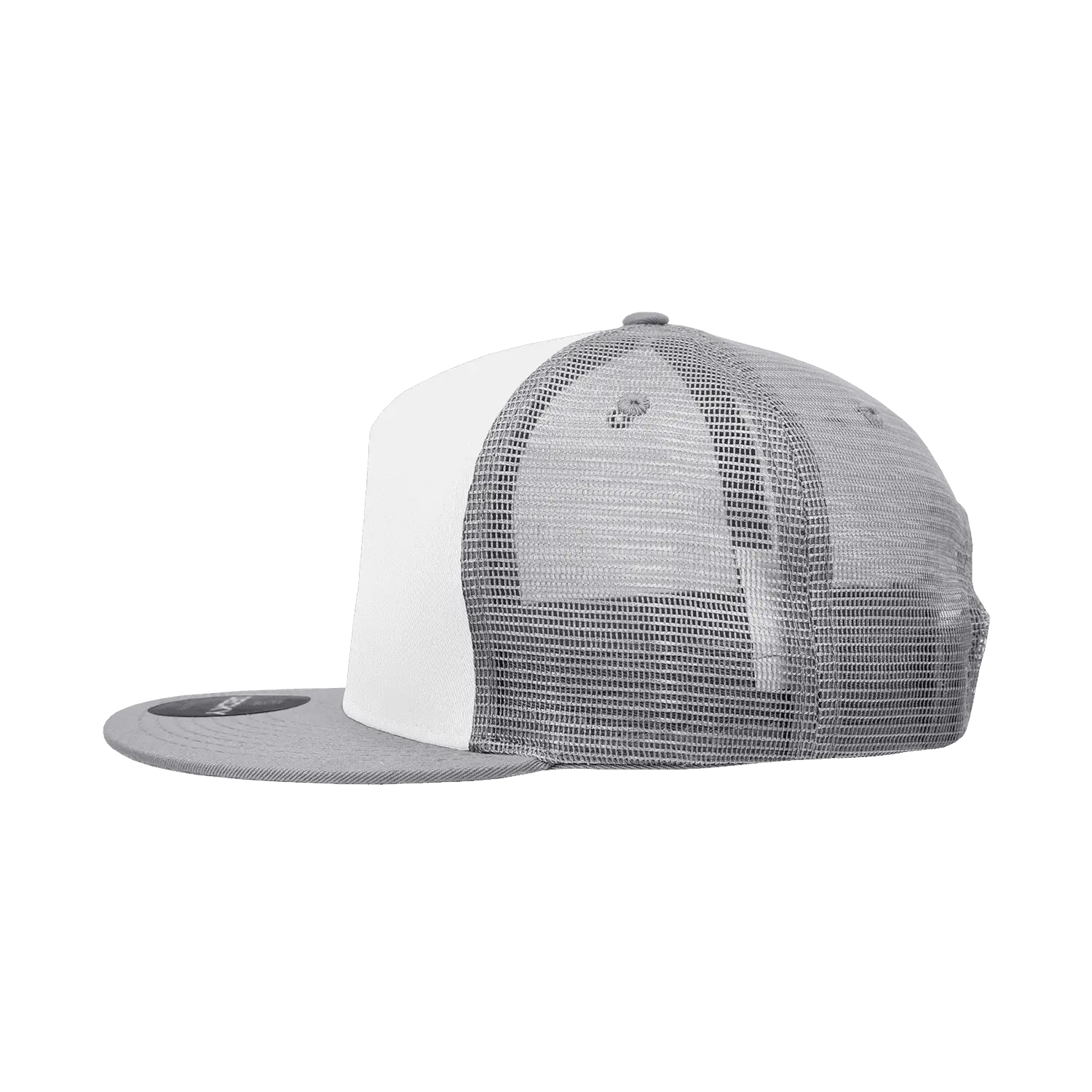 Decky 1040 Classic 5 Panel Trucker Cap - White Gray - White Gray / One Size Fits Most