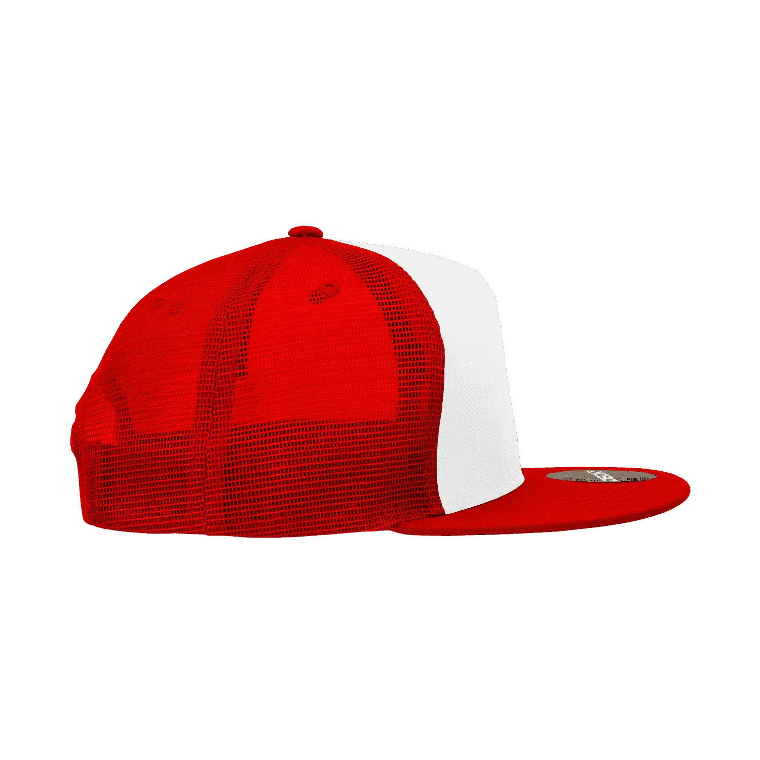 Decky 1040 Classic 5 Panel Trucker Cap - White Red - White Red / One Size Fits Most