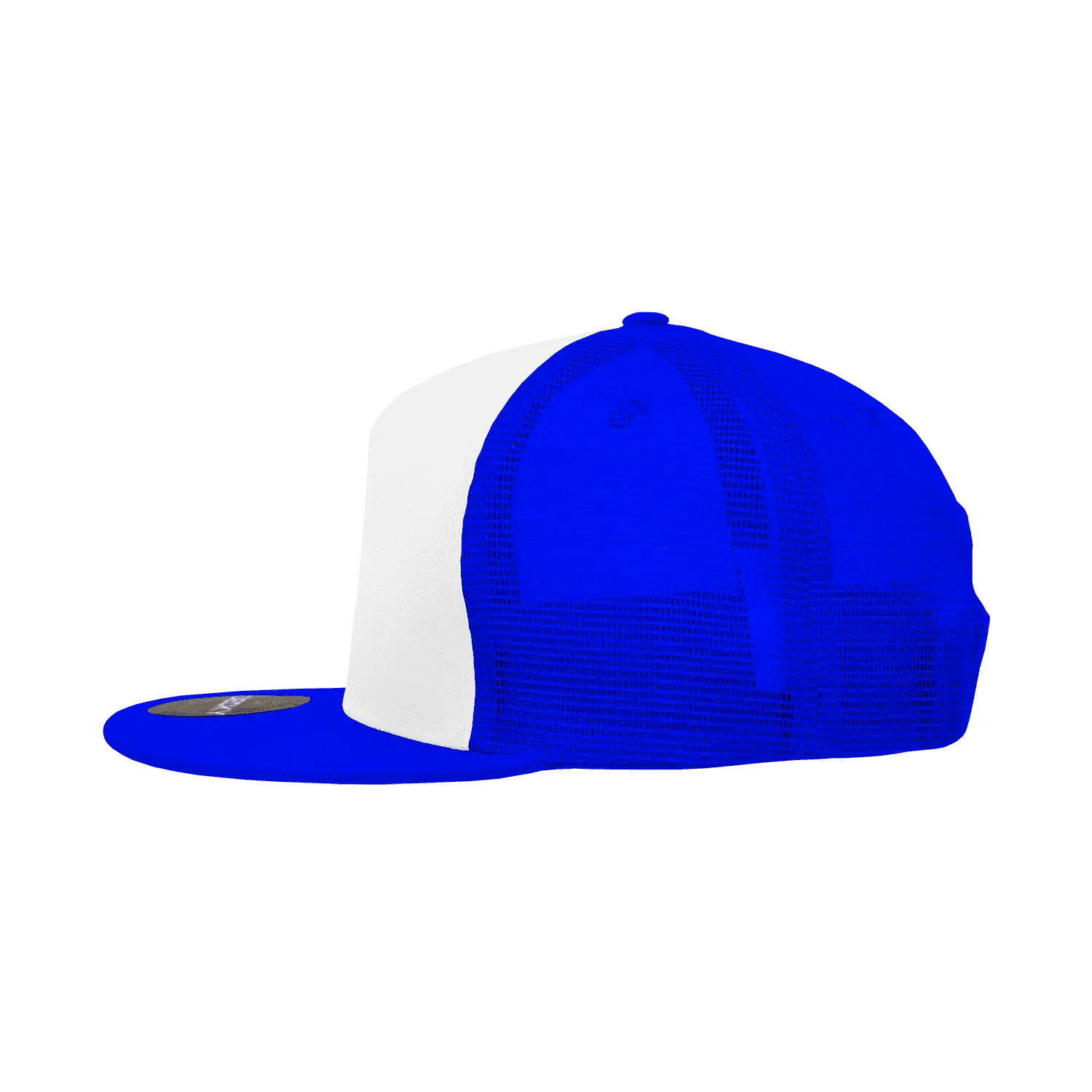Decky 1040 Classic 5 Panel Trucker Cap - White Royal - White Royal / One Size Fits Most