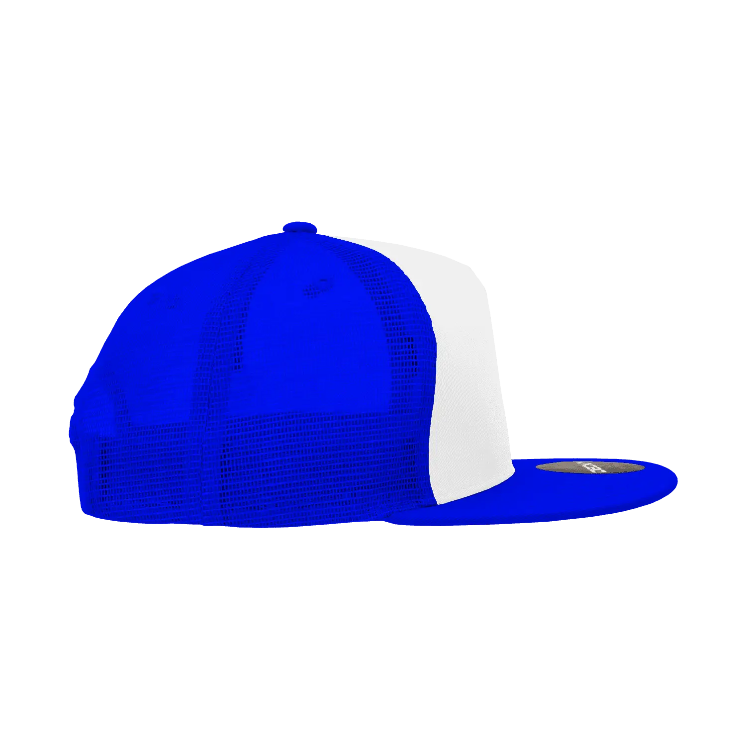 Decky 1040 Classic 5 Panel Trucker Cap - White Royal - White Royal / One Size Fits Most