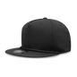 Decky 1041 Classic Flat Bill Golf Cap - Black - Black / One Size Fits Most