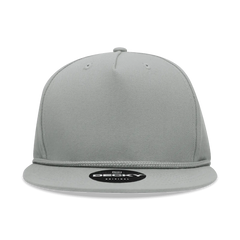 Decky 1041 Classic Flat Bill Golf Cap - Gray - Gray / One Size Fits Most