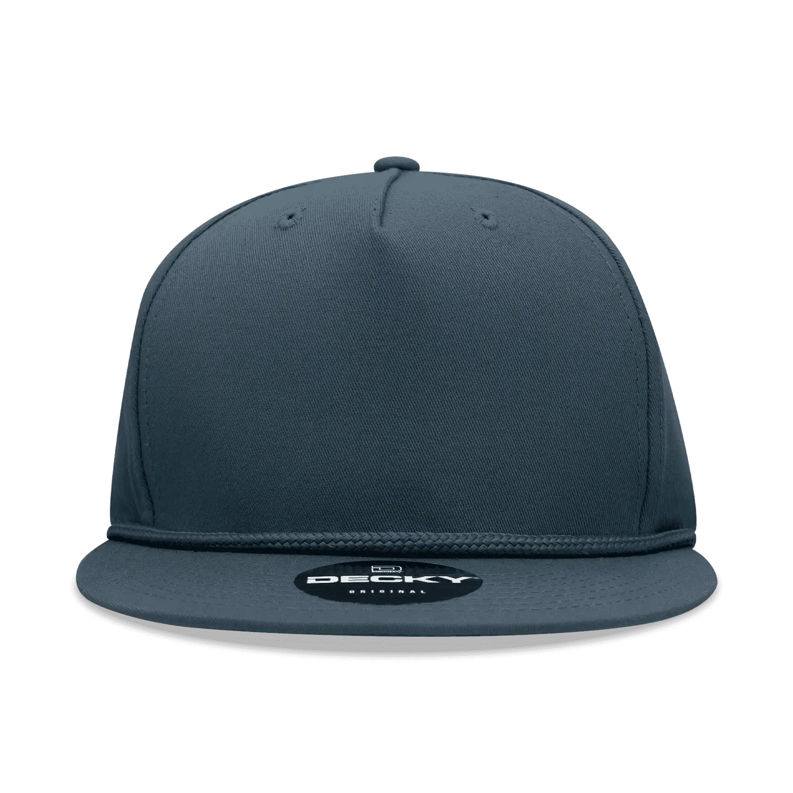 Decky 1041 Classic Flat Bill Golf Cap - Navy - Navy / One Size Fits Most