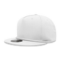 Decky 1041 Classic Flat Bill Golf Cap - White - White / One Size Fits Most