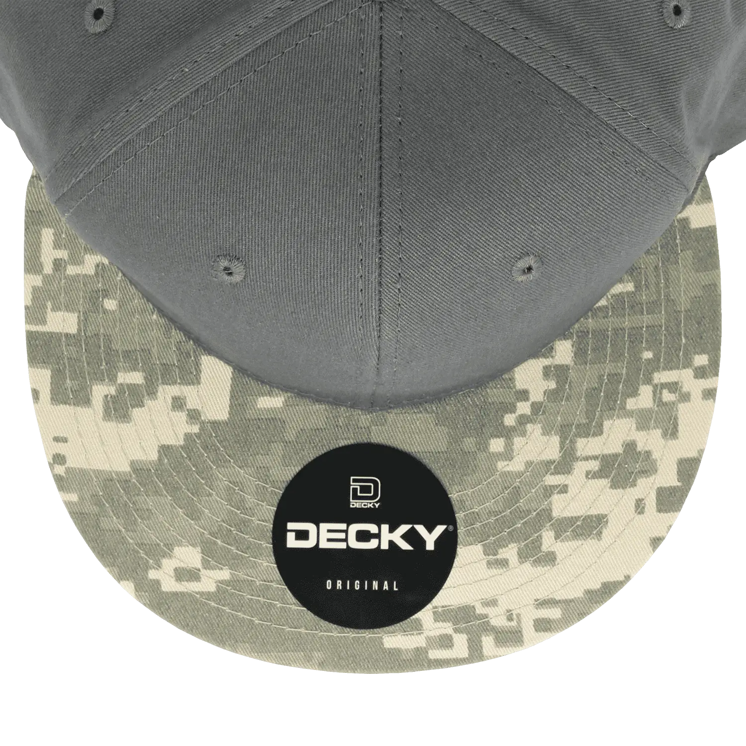Decky 1047 Digital Camo Snapback Cap - Army Digicam Dark Gray - Army Digicam Dark Gray / One Size Fits Most