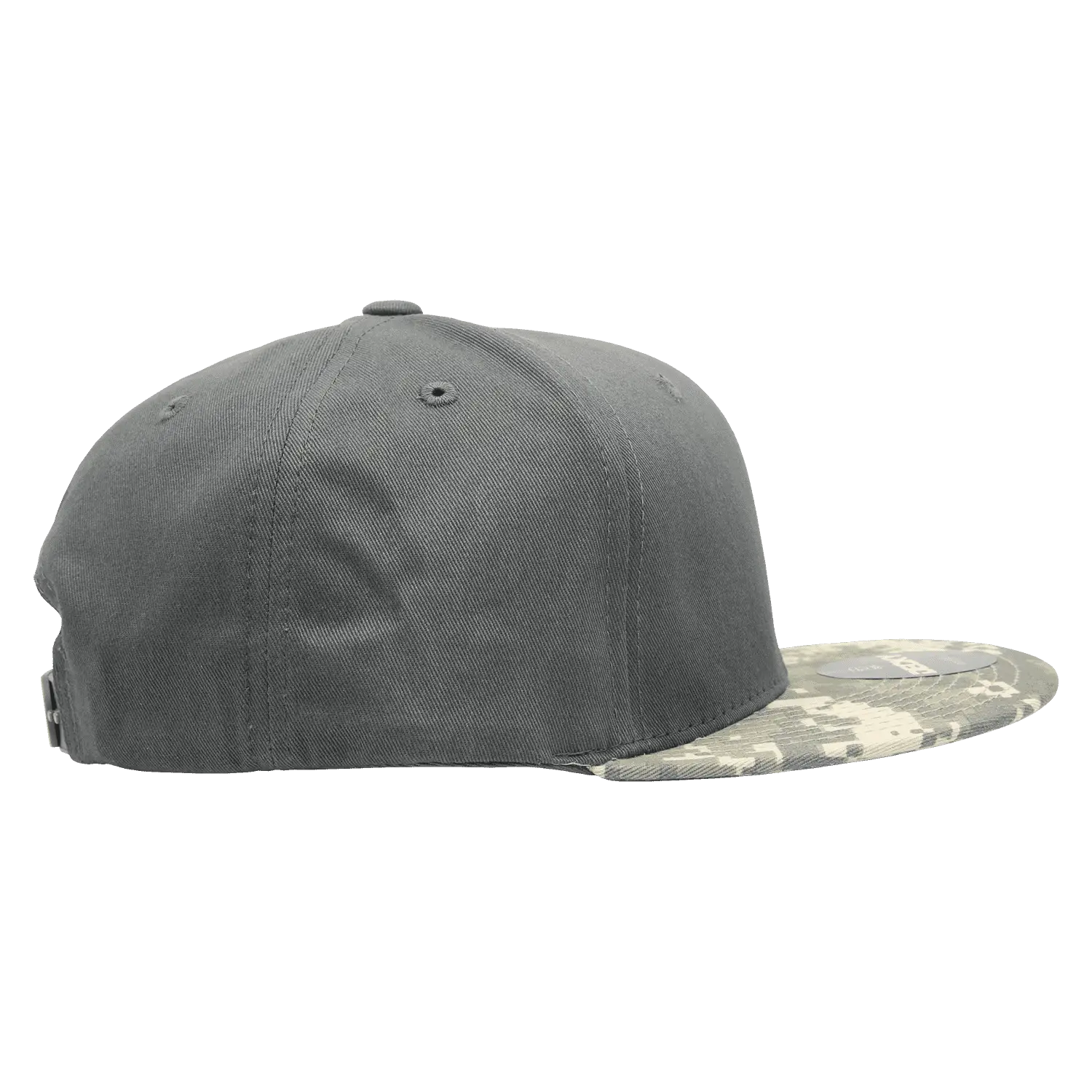 Decky 1047 Digital Camo Snapback Cap - Army Digicam Dark Gray - Army Digicam Dark Gray / One Size Fits Most