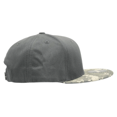 Decky 1047 Digital Camo Snapback Cap - Army Digicam Dark Gray - Army Digicam Dark Gray / One Size Fits Most