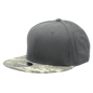 Decky 1047 Digital Camo Snapback Cap - Army Digicam Dark Gray - Army Digicam Dark Gray / One Size Fits Most