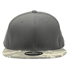 Decky 1047 Digital Camo Snapback Cap - Army Digicam Dark Gray - Army Digicam Dark Gray / One Size Fits Most