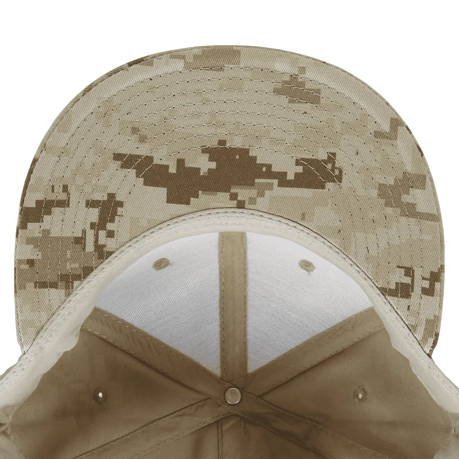 Decky 1047 Digital Camo Snapback Cap - Desert Camo - Tan / One Size Fits Most