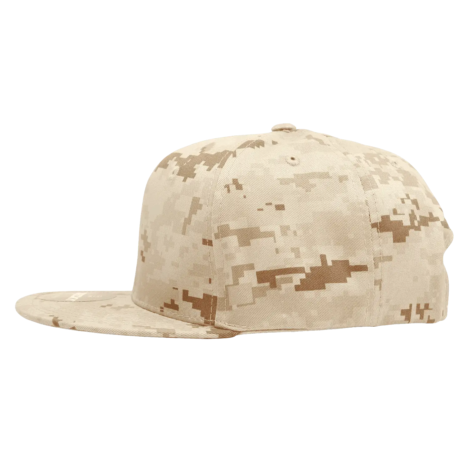 Decky 1047 Digital Camo Snapback Cap - Desert Camo - Tan / One Size Fits Most