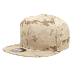 Decky 1047 Digital Camo Snapback Cap - Desert Camo - Tan / One Size Fits Most