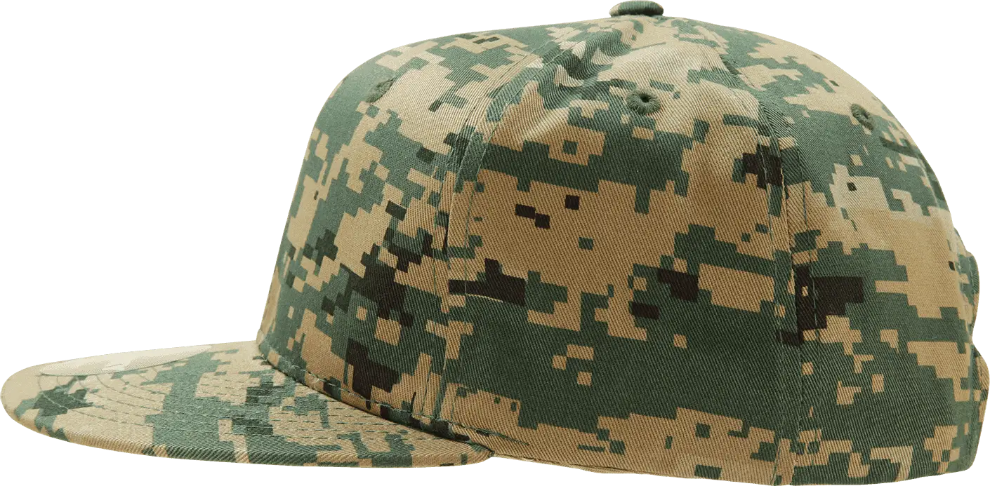 Decky 1047 Digital Camo Snapback Cap - MCU Camo - MCU Camo / One Size Fits Most