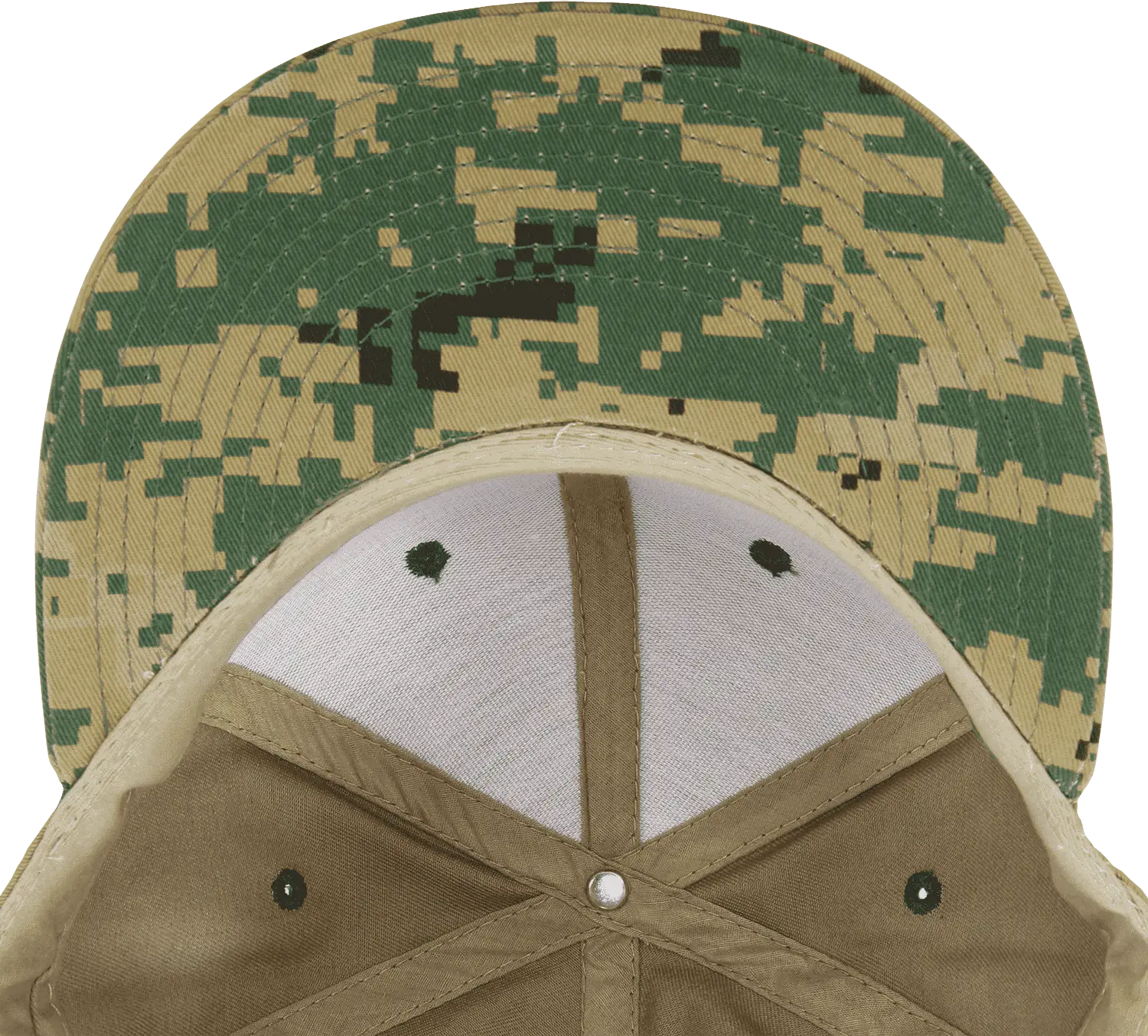 Decky 1047 Digital Camo Snapback Cap - MCU Camo - MCU Camo / One Size Fits Most