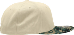 Decky 1047 Digital Camo Snapback Cap - MCU Camo Khaki - MCU Camo Khaki / One Size Fits Most