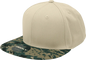 Decky 1047 Digital Camo Snapback Cap - MCU Camo Khaki - MCU Camo Khaki / One Size Fits Most