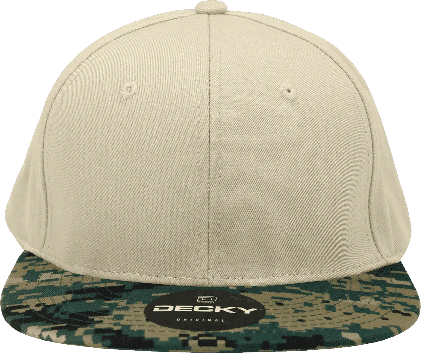 Decky 1047 Digital Camo Snapback Cap MCU Camo Khaki MCU Camo Khaki / One Size Fits Most