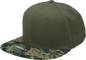 Decky 1047 Digital Camo Snapback Cap - MCU Camo Olive - MCU Camo Olive / One Size Fits Most