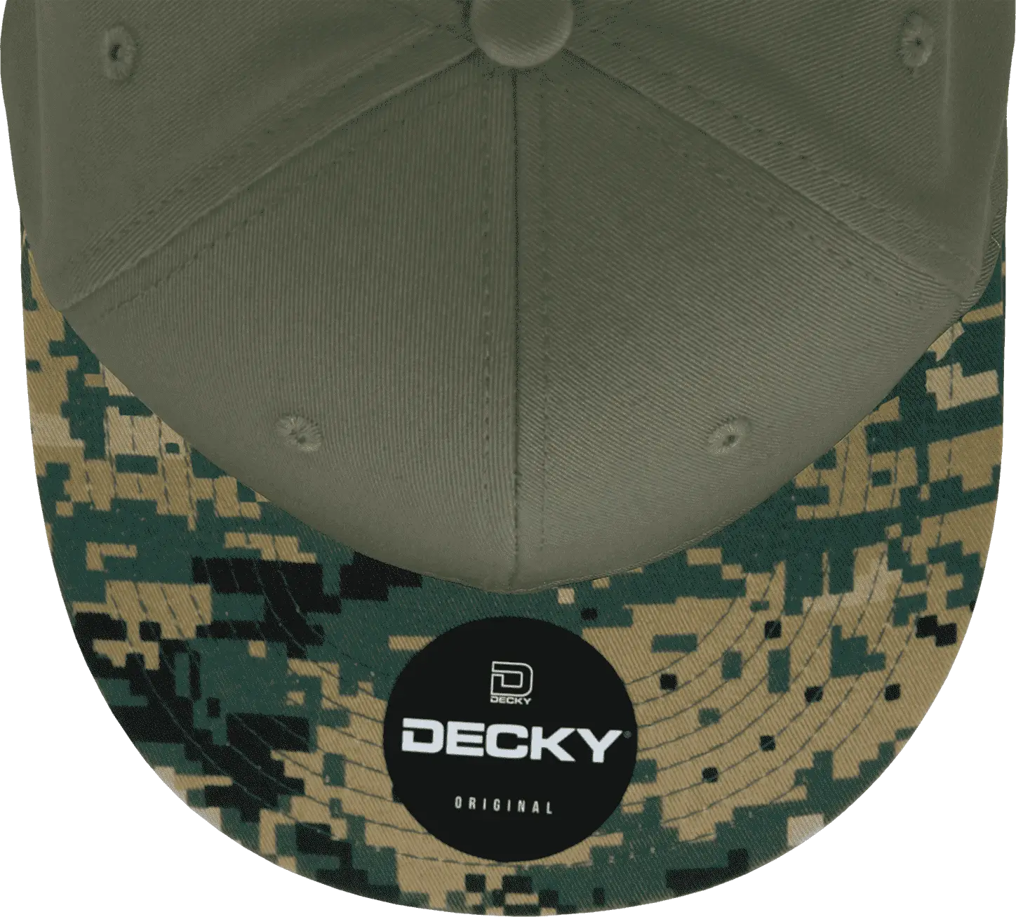 Decky 1047 Digital Camo Snapback Cap - MCU Camo Olive - MCU Camo Olive / One Size Fits Most