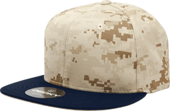 Decky 1047 Digital Camo Snapback Cap - Navy Desert Camo - Navy Desert Camo / One Size Fits Most
