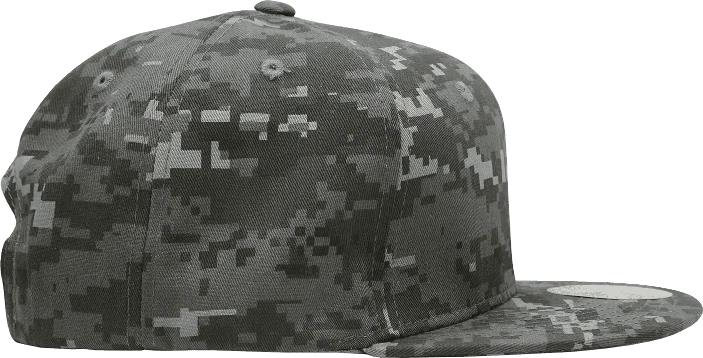 Decky 1047 Digital Camo Snapback Cap - NTG Camo - NTG Camo / One Size Fits Most