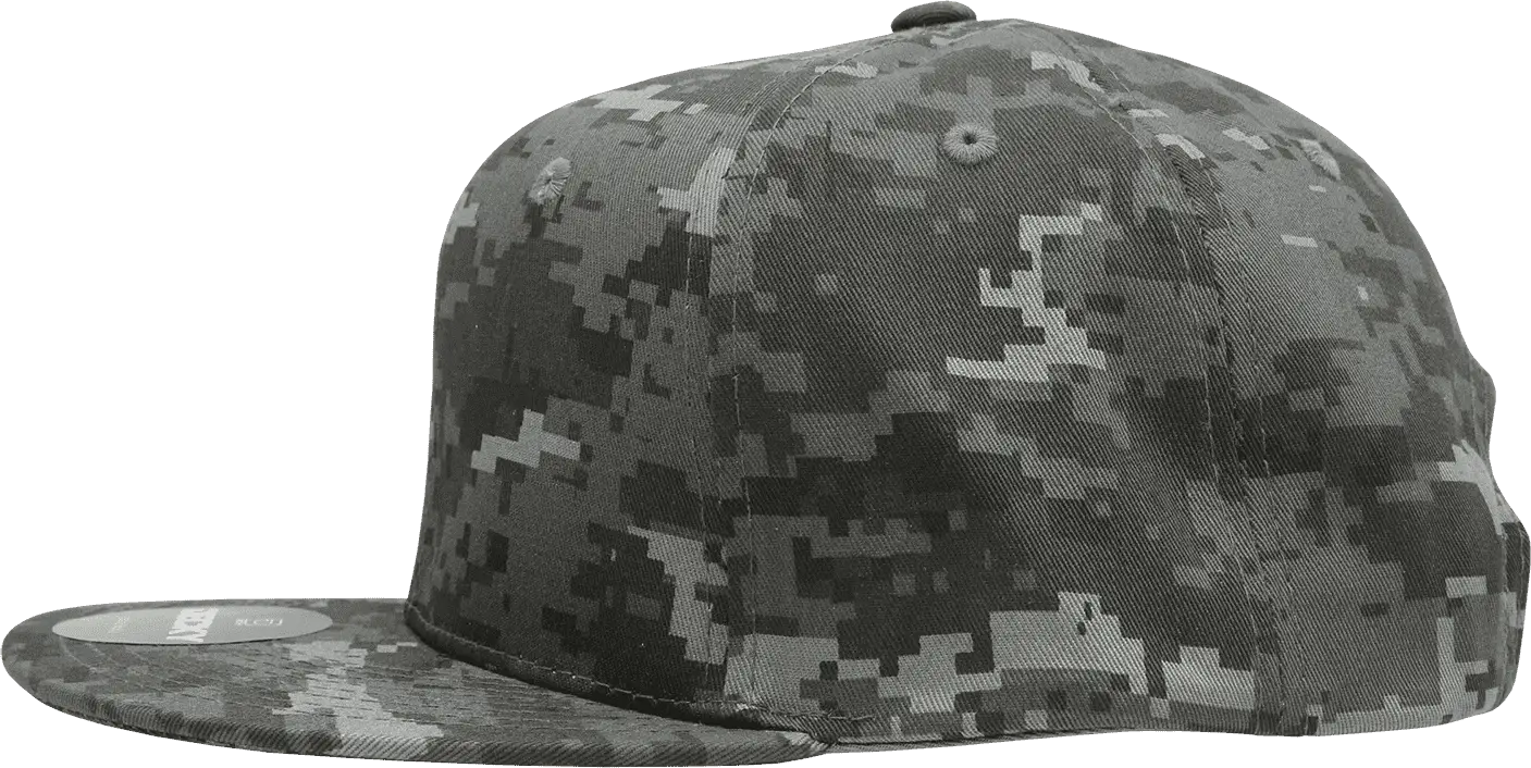Decky 1047 Digital Camo Snapback Cap - NTG Camo - NTG Camo / One Size Fits Most