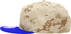 Decky 1047 Digital Camo Snapback Cap Royal Desert Camo Royal Desert Camo / One Size Fits Most
