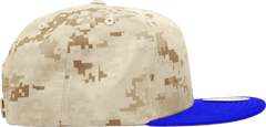 Decky 1047 Digital Camo Snapback Cap Royal Desert Camo Royal Desert Camo / One Size Fits Most