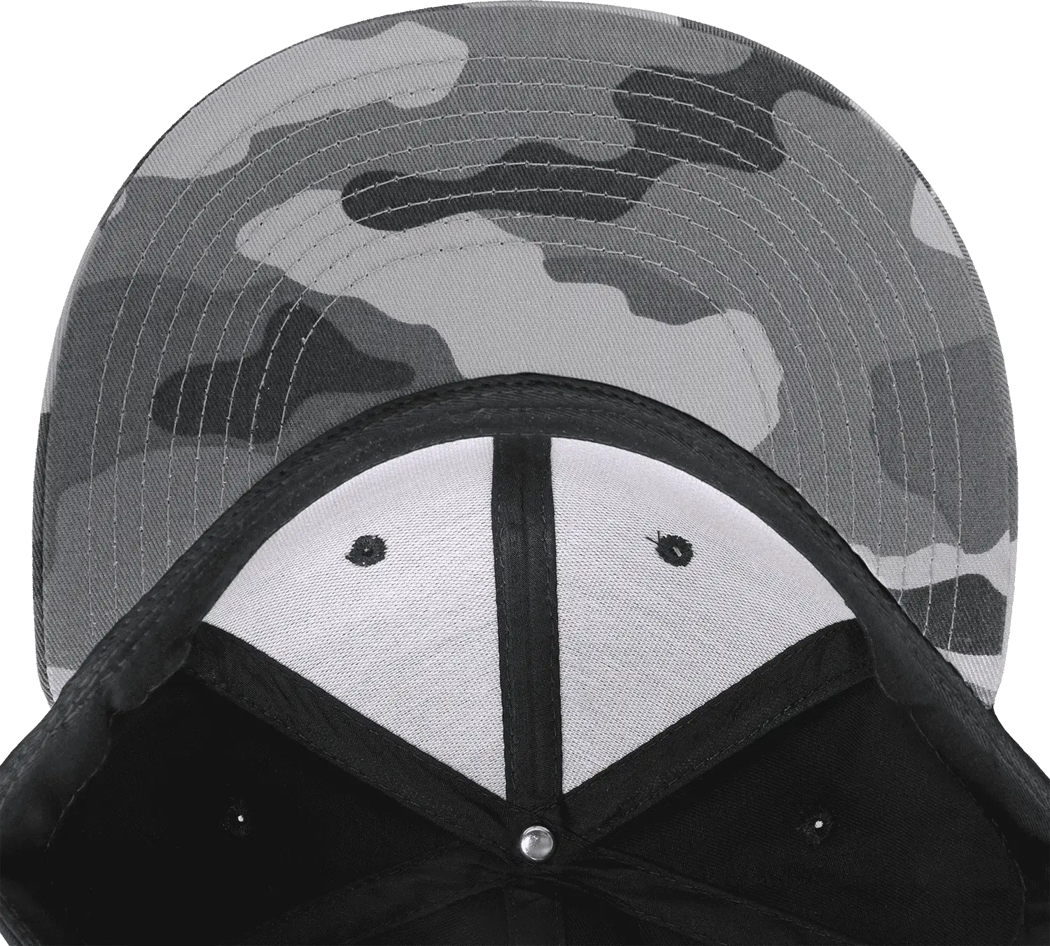 Decky 1047 Digital Camo Snapback Cap - Urban Camo Black - Urban Camo Black / One Size Fits Most