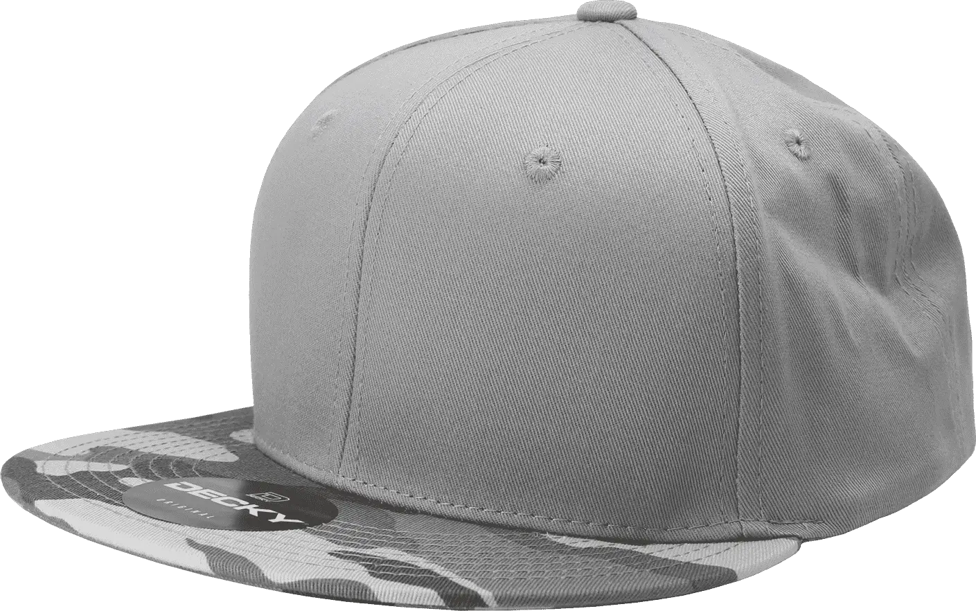 Decky 1047 Digital Camo Snapback Cap - Urban Camo Gray - Urban Camo Gray / One Size Fits Most
