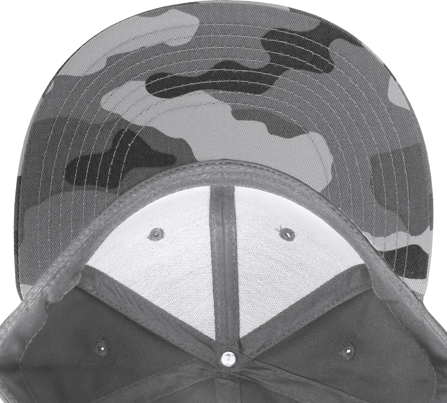 Decky 1047 Digital Camo Snapback Cap - Urban Camo Gray - Urban Camo Gray / One Size Fits Most