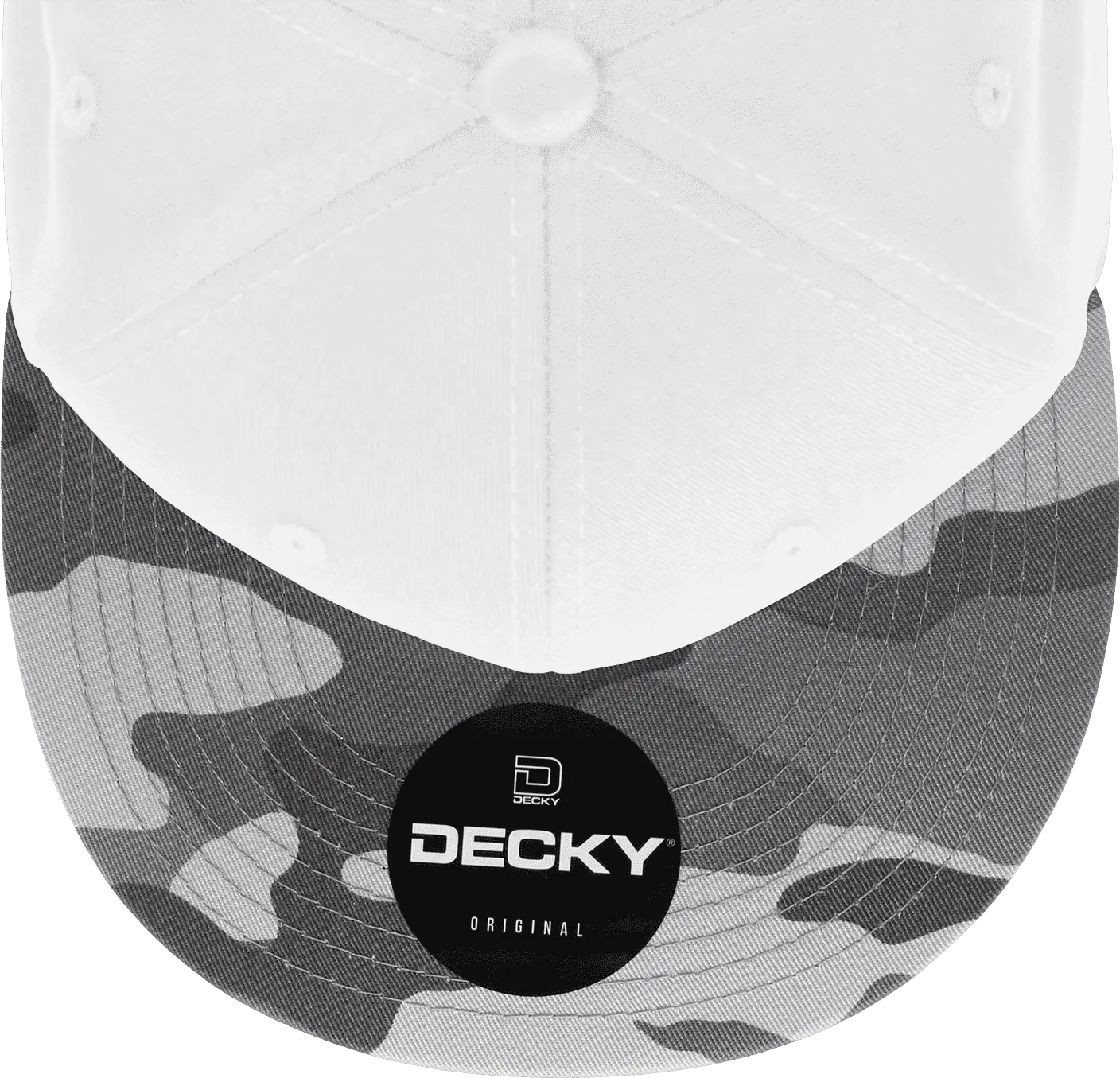 Decky 1047 Digital Camo Snapback Cap - Urban Camo White - Urban Camo White / One Size Fits Most