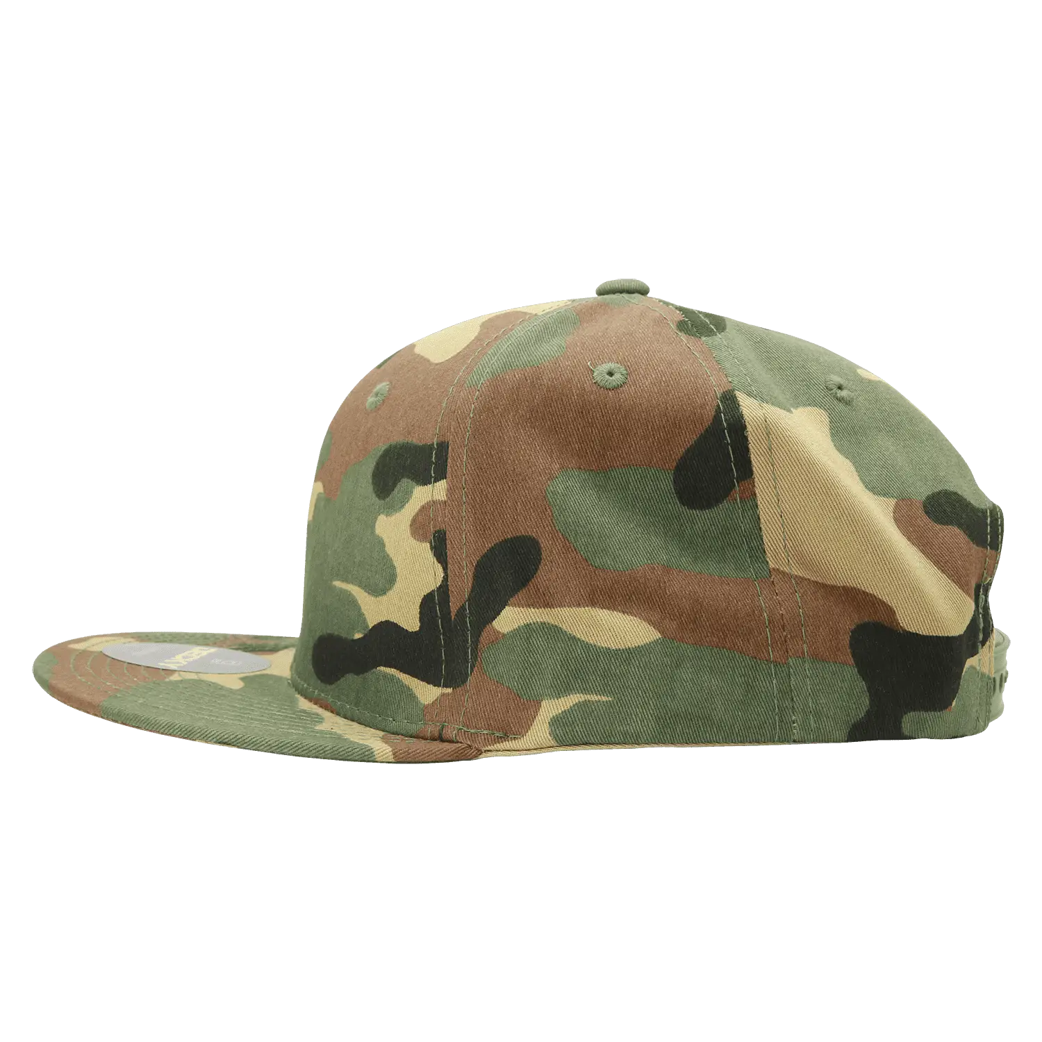 Decky 1047 Digital Camo Snapback Cap - Woodland Camo - Woodland Camo / One Size Fits Most