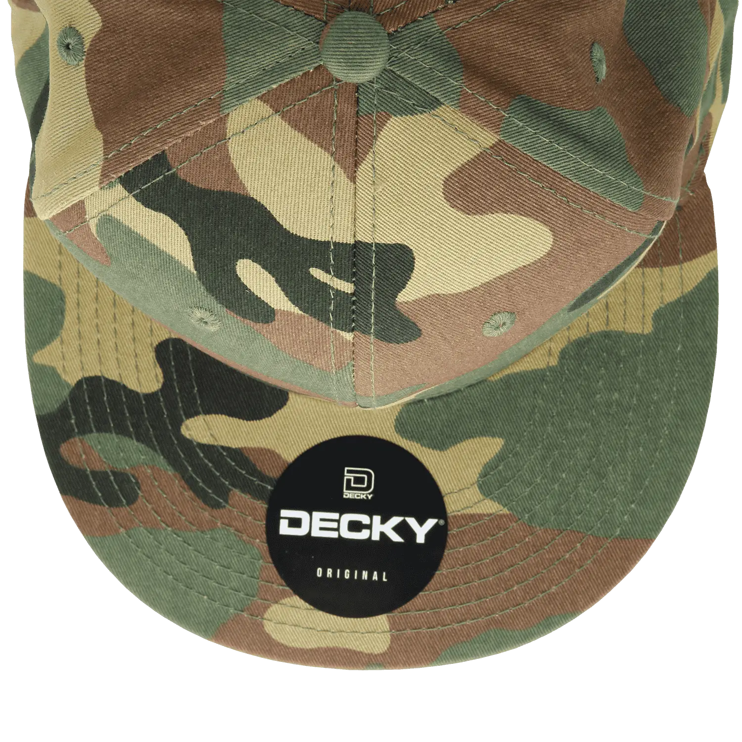 Decky 1047 Digital Camo Snapback Cap - Woodland Camo - Woodland Camo / One Size Fits Most