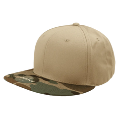 Decky 1047 Digital Camo Snapback Cap Woodland Khaki Woodland Khaki / One Size Fits Most
