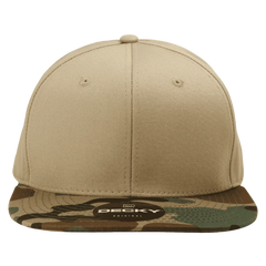 Decky 1047 Digital Camo Snapback Cap Woodland Khaki Woodland Khaki / One Size Fits Most