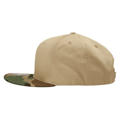 Decky 1047 Digital Camo Snapback Cap Woodland Khaki Woodland Khaki / One Size Fits Most