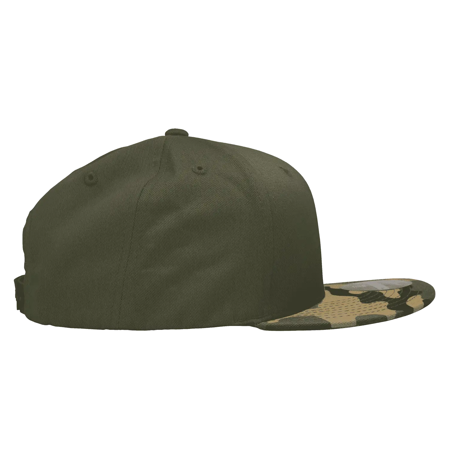 Decky 1047 Digital Camo Snapback Cap - Woodland Olive - Woodland Olive / One Size Fits Most