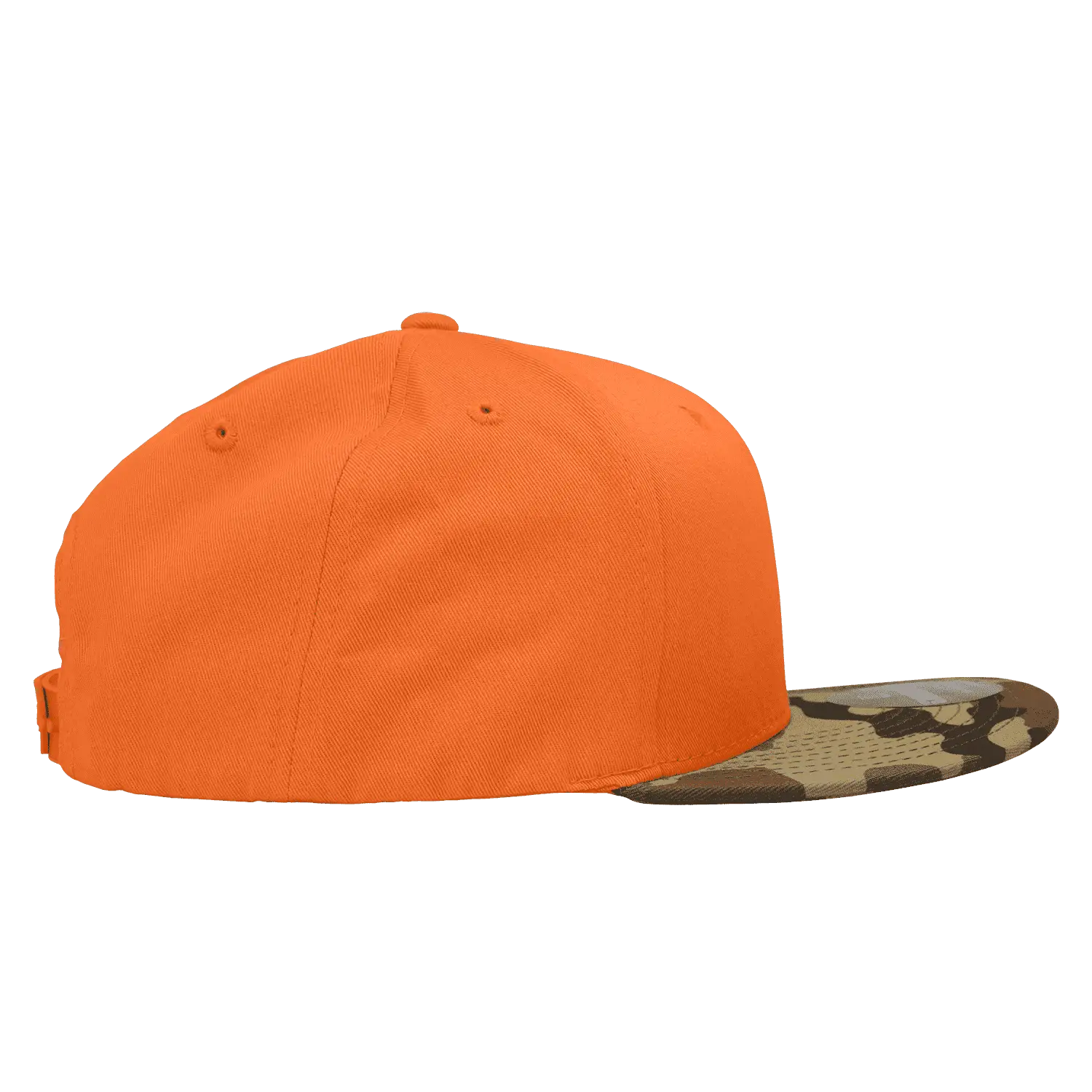 Decky 1047 Digital Camo Snapback Cap - Woodland Orange - Woodland Orange / One Size Fits Most