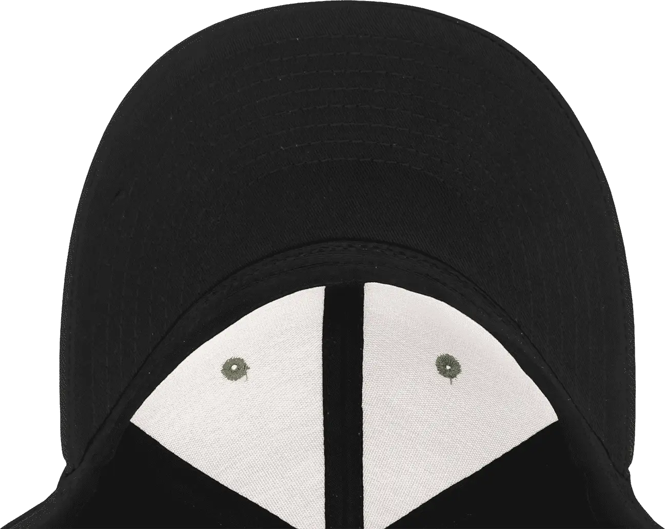 Decky 1048 Camo Curve Bill Baseball Cap - Black Woodland Camo - Black Woodland / One Size Fits Most